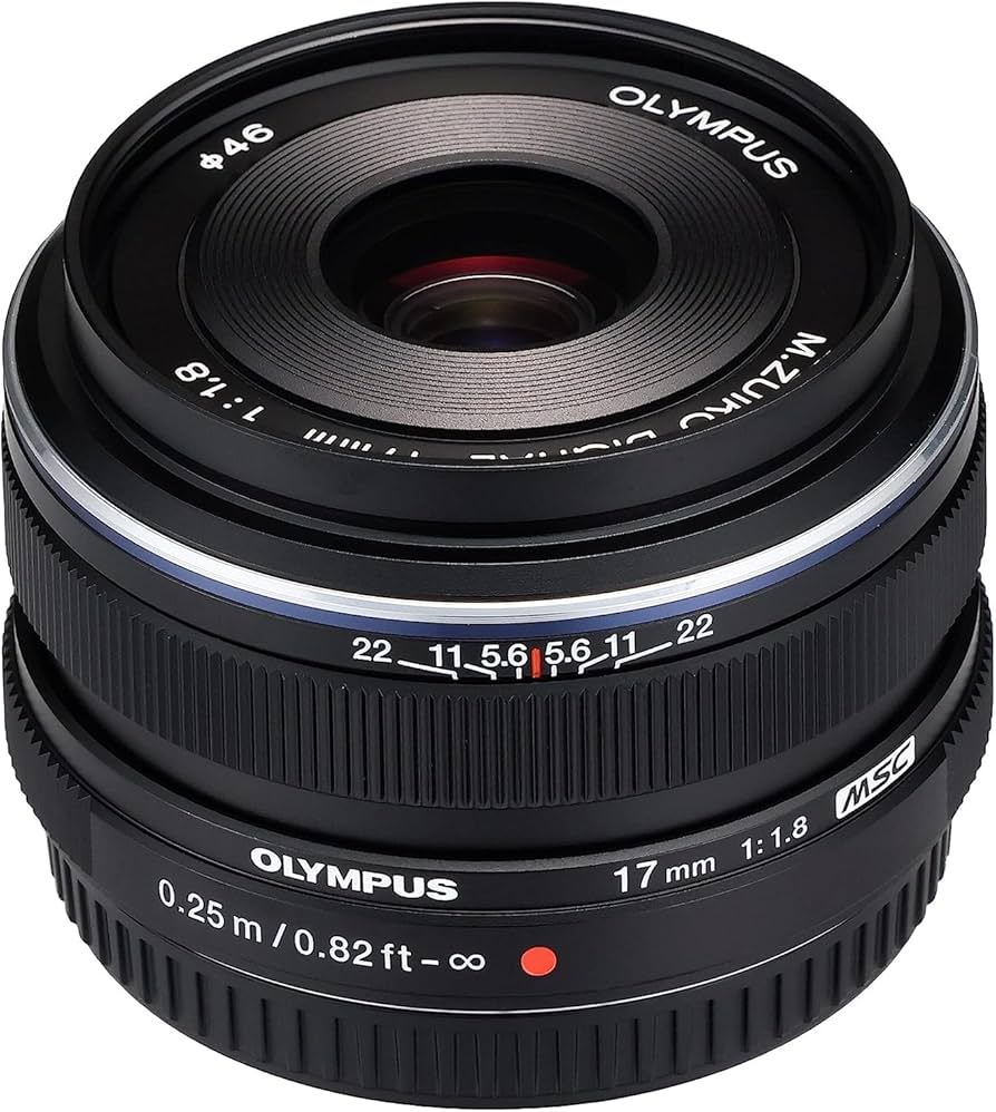 Amazon.com : OM SYSTEM Olympus M.Zuiko 17mm f1.8 (Black) for