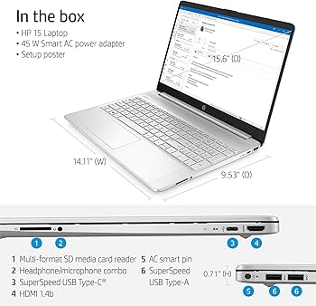 Amazon.co.jp: HP 15 15.6インチ フルHD ビジネス ノートパソコン