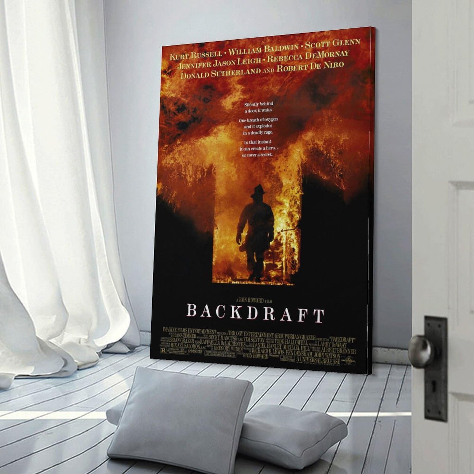 Amazon.co.jp: キャンバスポスターBackdraftバックドラフト映画
