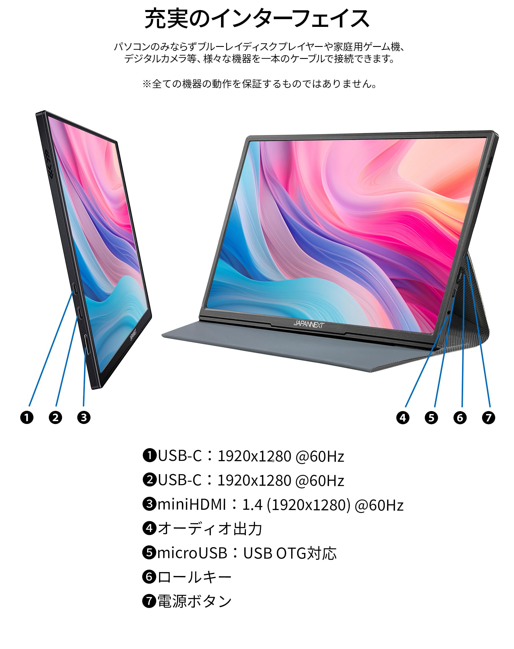 Amazon.co.jp: 【ECサイト限定】JAPANNEXT 10.5インチ IPSパネル搭載