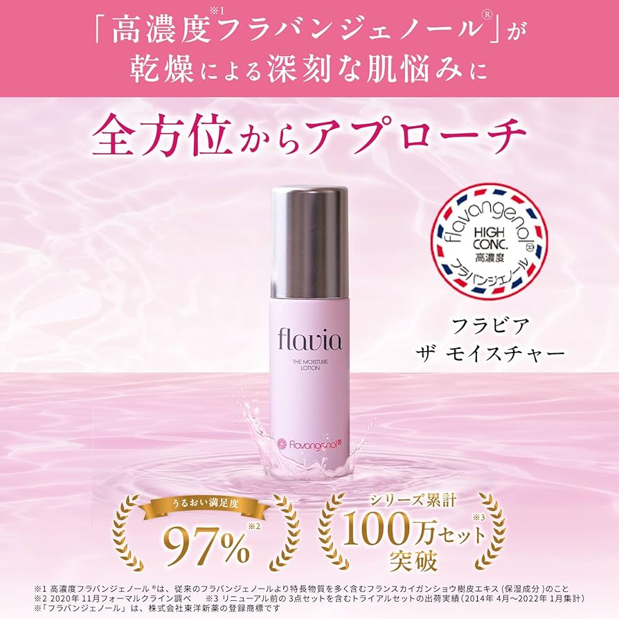 Amazon.co.jp: フラビア ザモイスチャー ローション（60ml） ☆ 化粧水