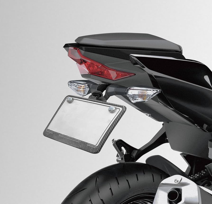 Amazon | オートバイブラックナンバーナンバープレートブラケット