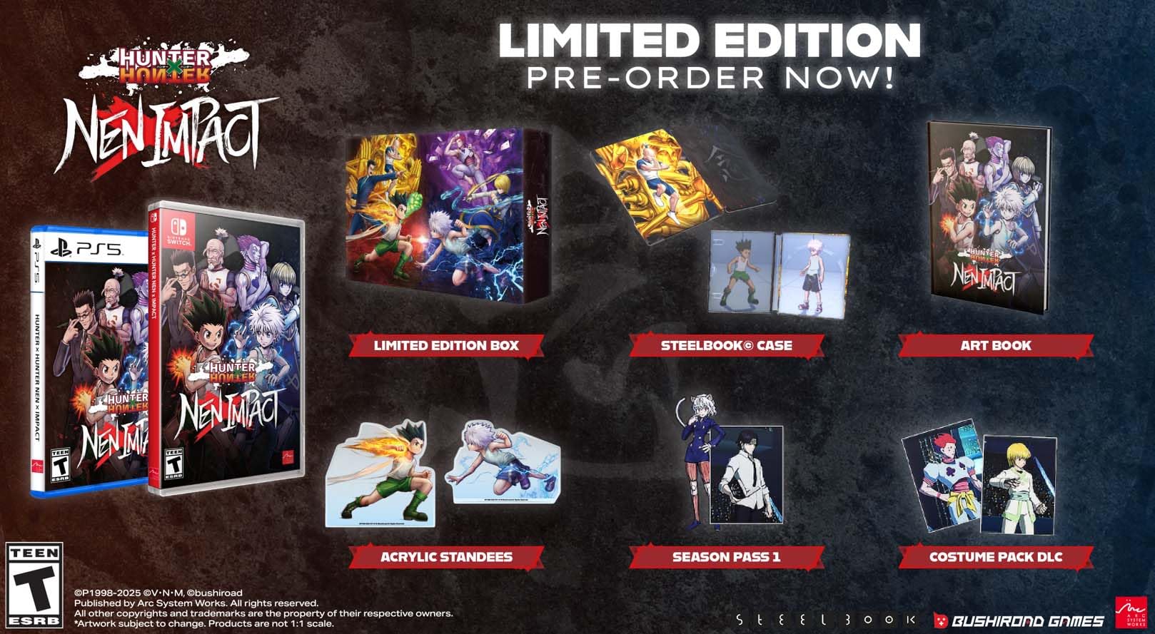 Hunter X Hunter Nen X Impact Limited Edition Switch | Amazon.com.br