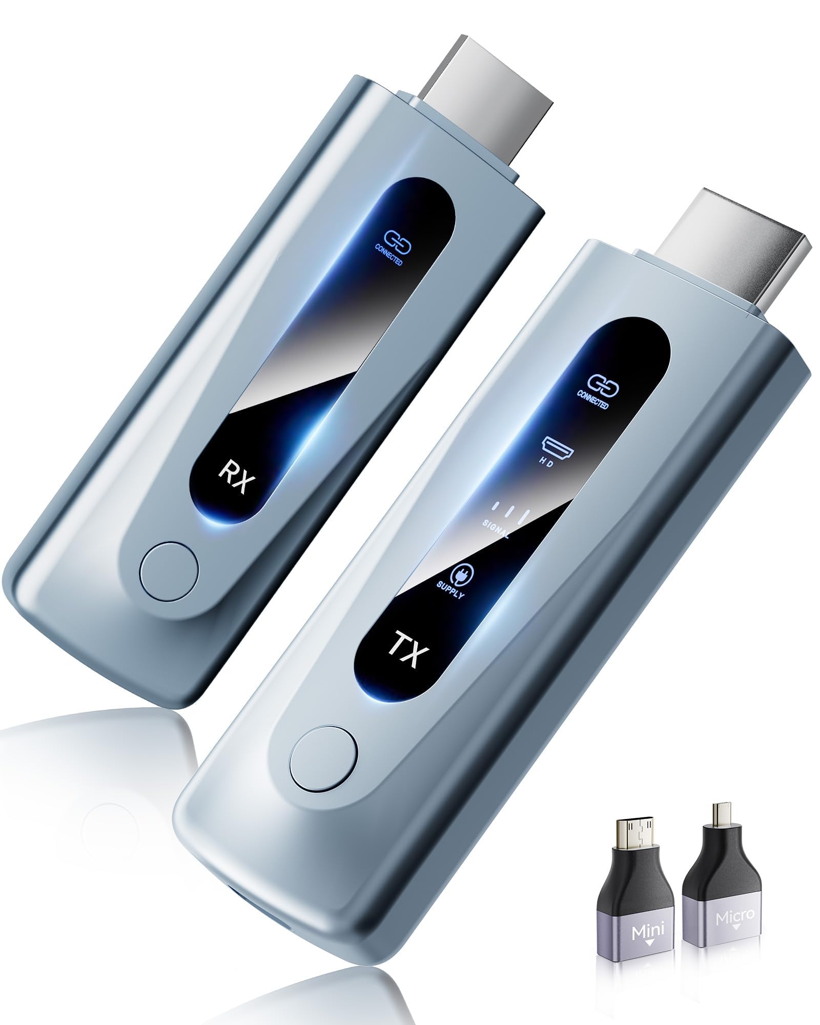 Amazon | hdmi 無線 ワイヤレス hdmi 送受信機セット 0.03秒超低遅延