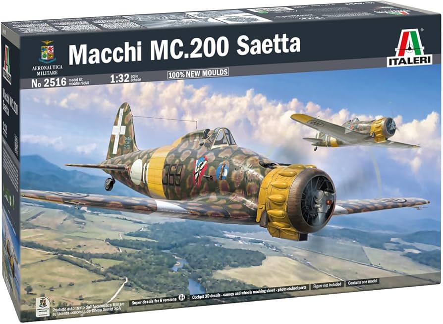 Amazon.co.jp: イタレリ 1/32 イタリア マッキ MC.200 日本語対訳補足