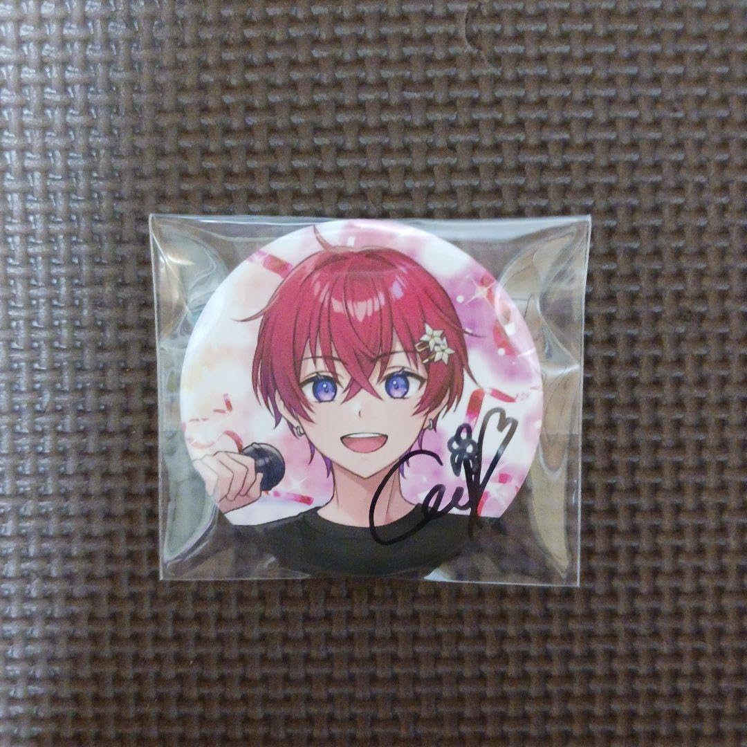 サイン入り】すにすて うぇあすに1 ゆたくん 缶バ 等身 すにすて