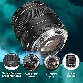 Amazon.co.jp: Canon EFレンズ EF85mm F1.8 USM 単焦点レンズ 中望遠