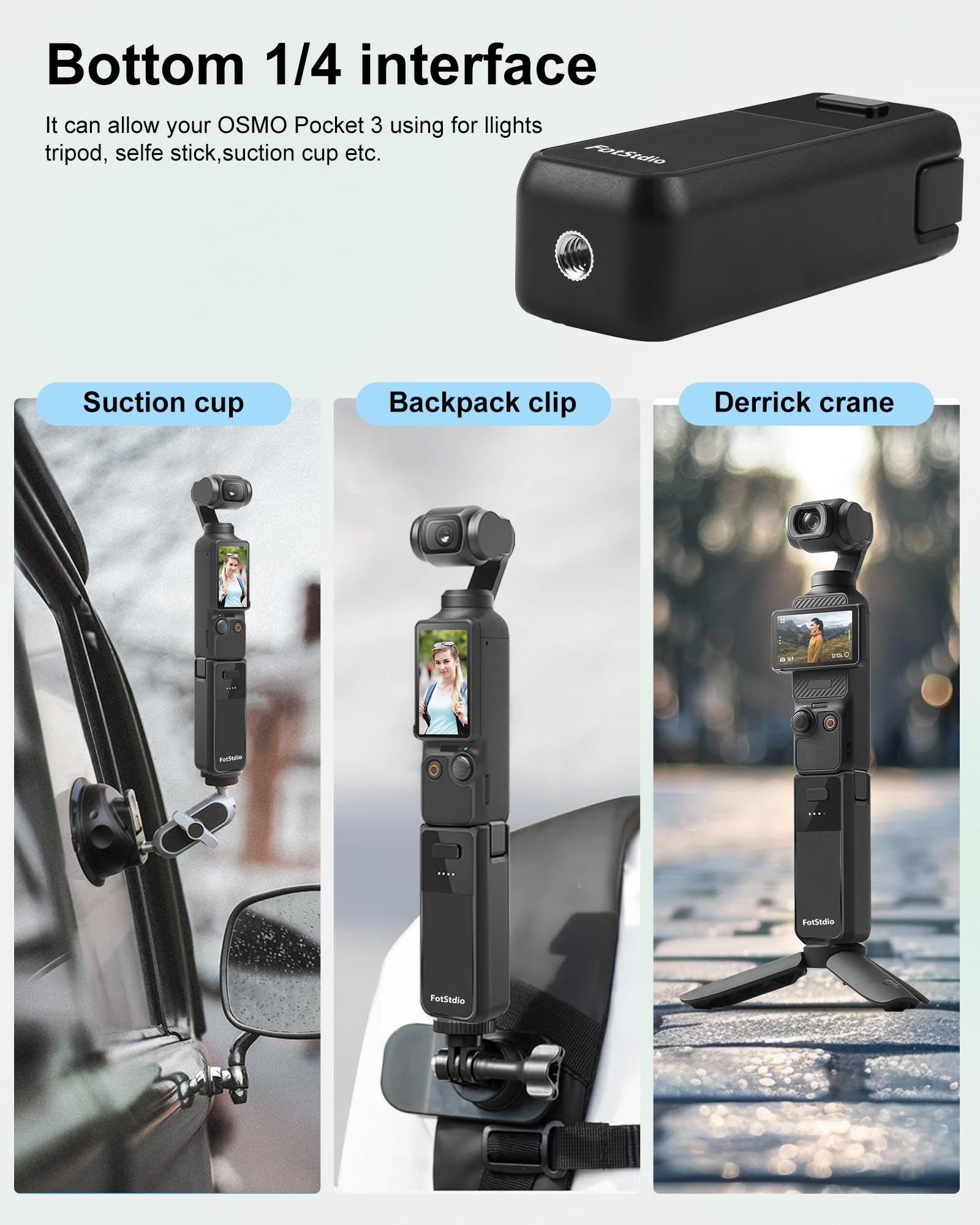 Amazon.com: Osmo Pocket 3 Battery Handle for DJI Osmo Pocket 3