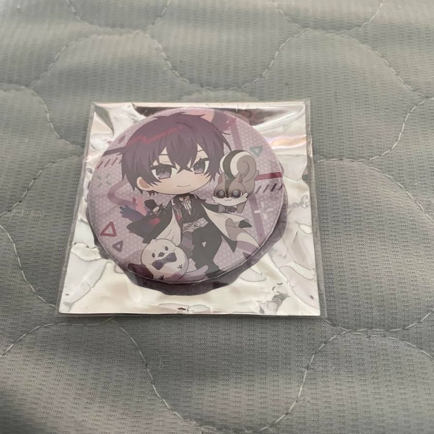 Amazon.co.jp: 志麻ワン 志麻 デフォ 缶バッジ 缶バ violet シマエナガ