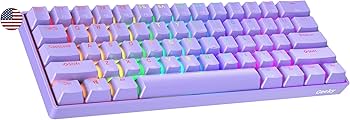 Amazon.com: Geeky GK61 60% | Hot Swappable Mechanical Gaming