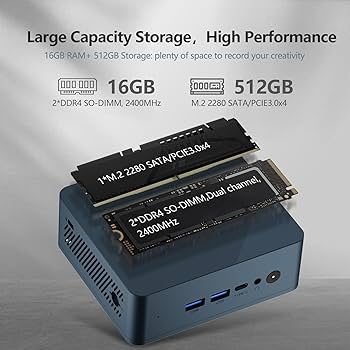 Amazon.com: Mini PC Ryzen 5 3550H(Max 3.7GHz) DDR4 Mini Computers