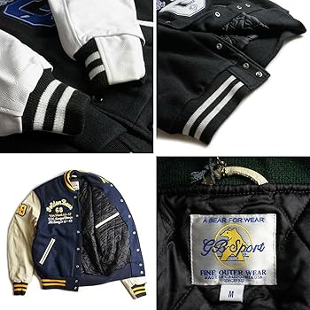 Amazon | [ジービースポーツ] 61BOB スタジャン ワッペンモデル