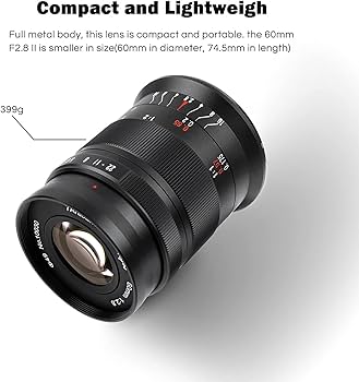 Amazon.co.jp: 「2年保証付」7artisans 60mm F2.8 II マクロレンズ APS