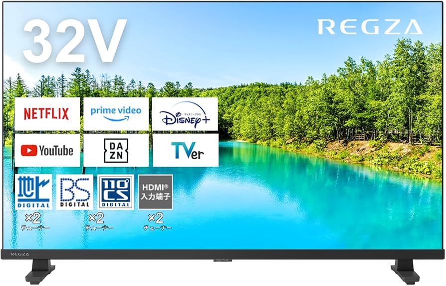 Amazon | REGZA 32インチ Airplay ネット動画対応 ハイビジョン V35N