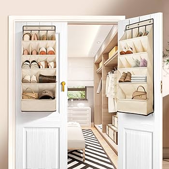Amazon.com: FENTEC 1 Pack Over the Door Shoe Organizers, Hanging