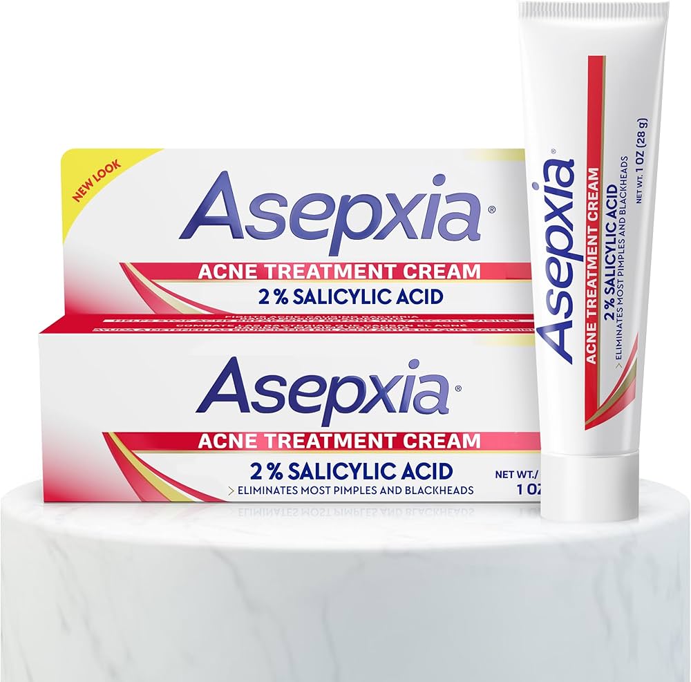 Amazon.com: Asepxia 2% Salicylic Acid Acne Spot Treatment Cream