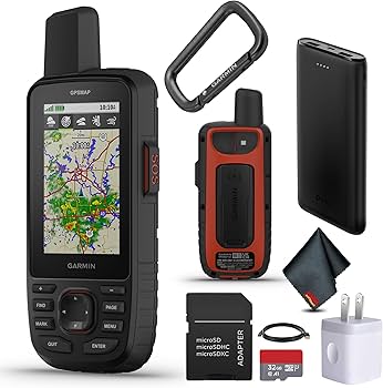 Amazon.com: Garmin GPSMAP 67i Rugged Hiking GPS Handheld, Premium