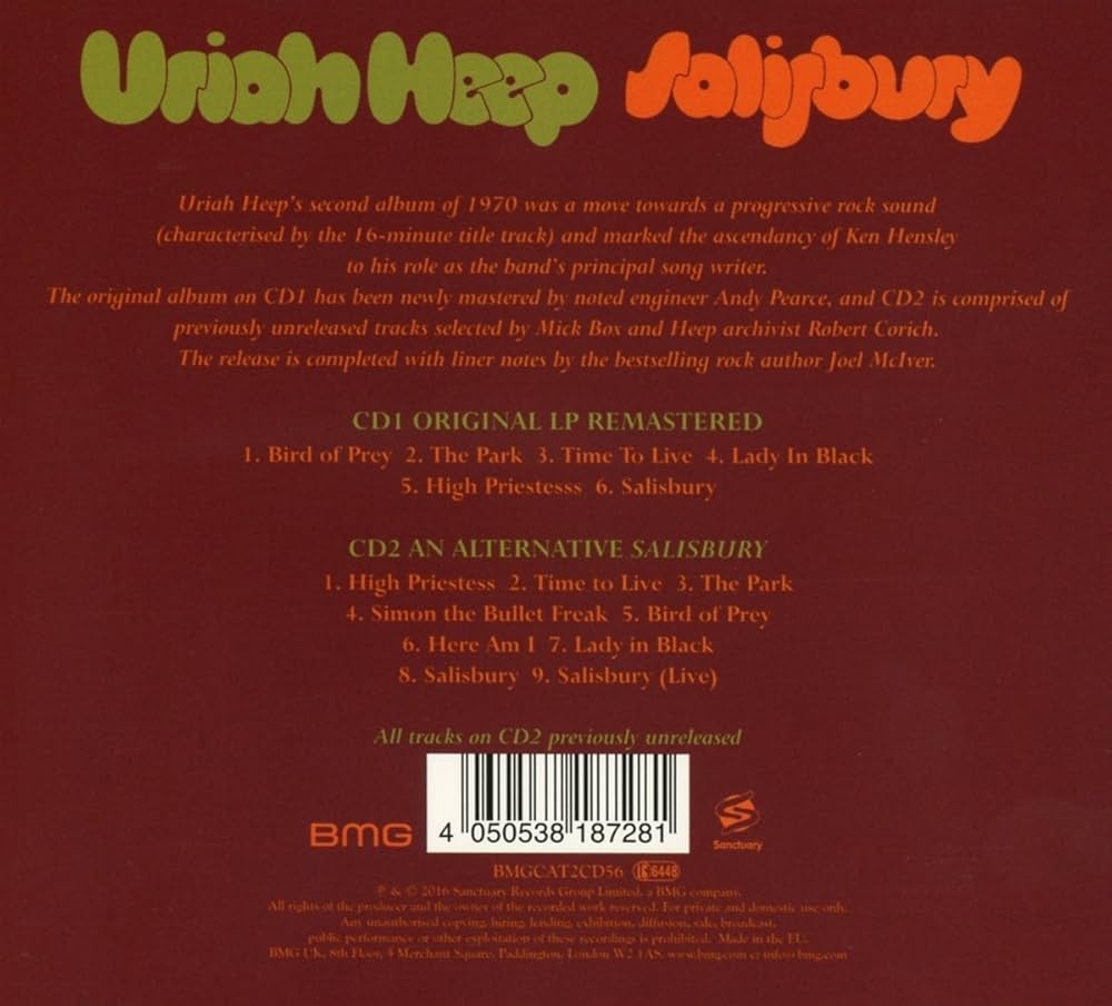 URIAH HEEP - Salisbury - Amazon.com Music