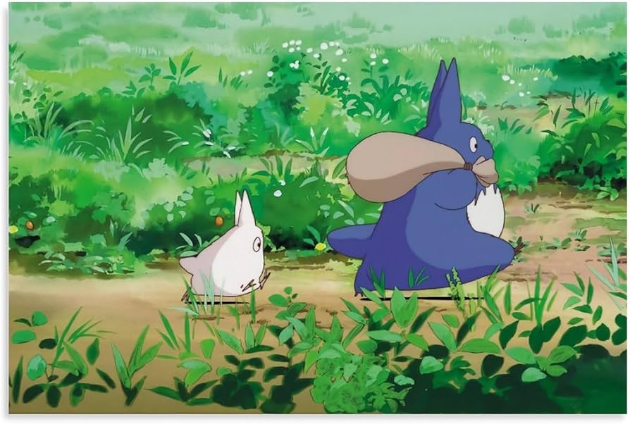 Amazon.co.jp: SUBCAI 日本アニメ となりのトトロ ポスター 宮崎駿