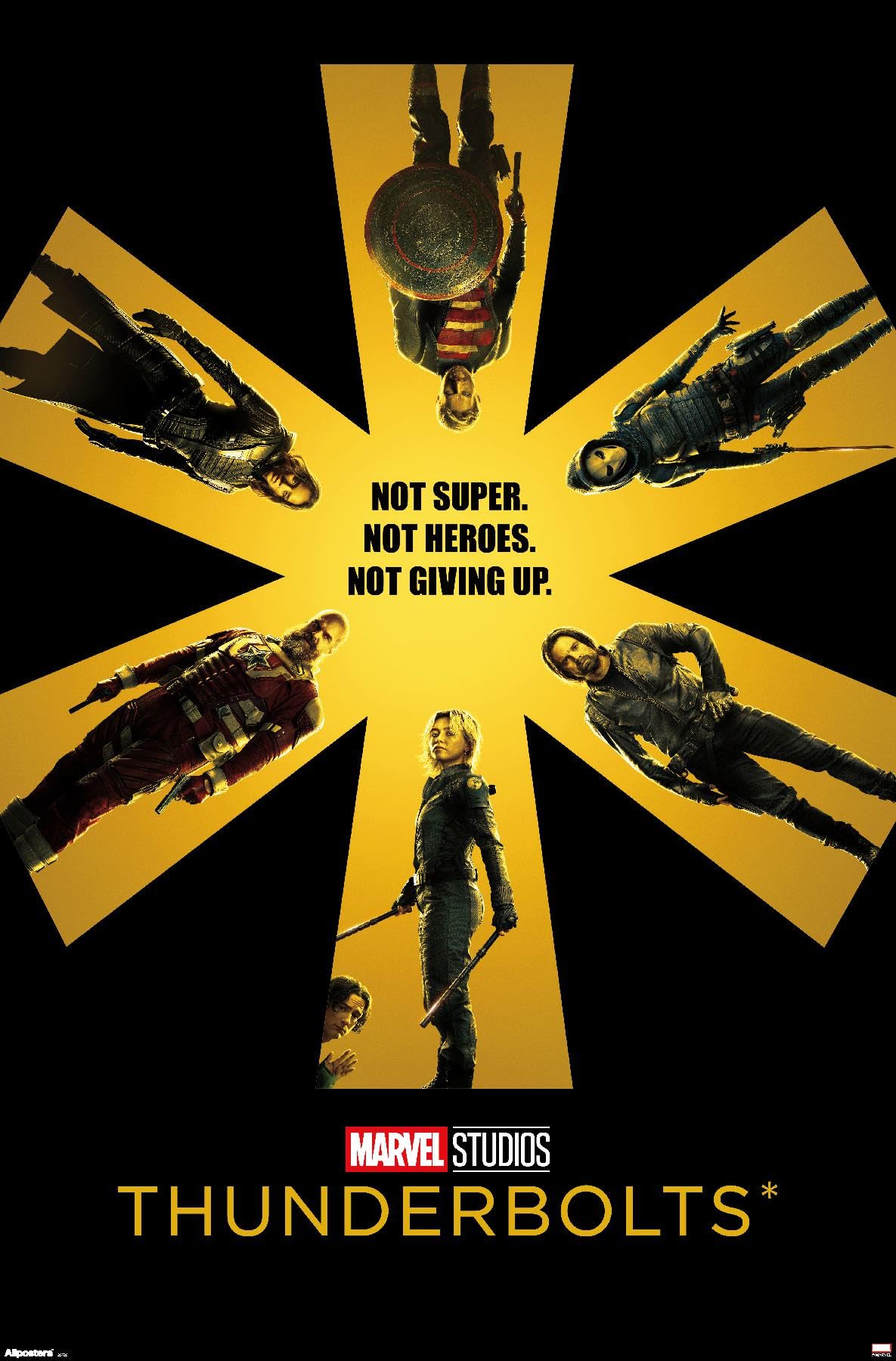 Amazon.com: Marvel Thunderbolts (2025) - One Sheet Wall Poster