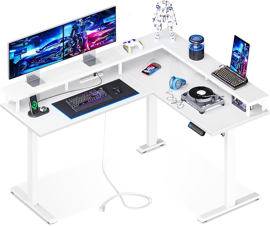 Amazon | ODK 昇降デスク 電動 昇降式デスク 幅150*120 昇降式