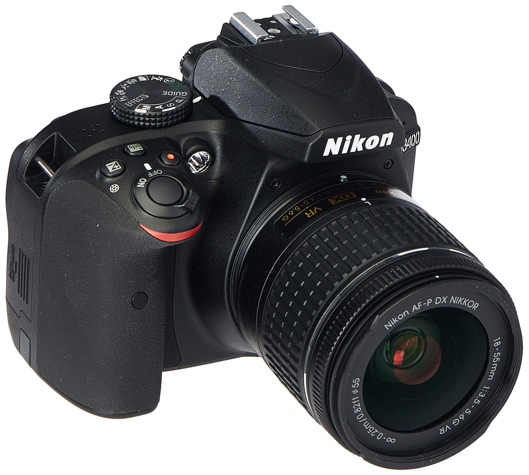 Amazon.com : Nikon D3400 Digital SLR Camera & 18-55mm VR DX AF-P