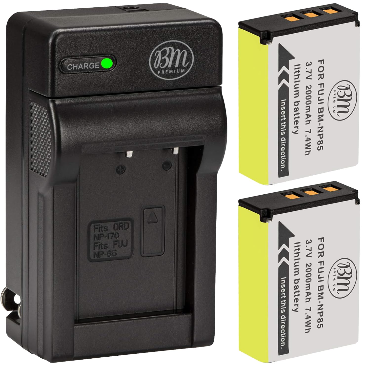 Amazon.com : BM Premium 2-Pack of NP-85 Batteries and Charger Kit