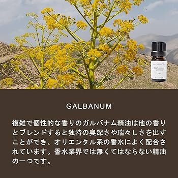 Amazon.co.jp: ガルバナム 5 ml (COONA エッセンシャルオイル アロマ