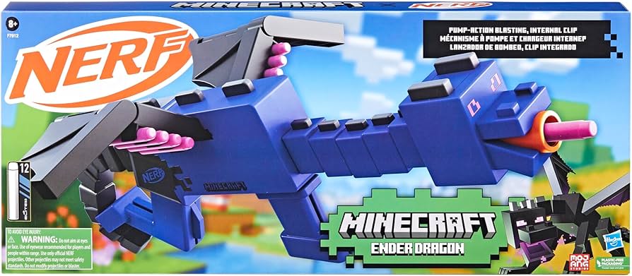 Amazon.co.jp: NERF マインクラフト エンダー ドラゴンブラスター