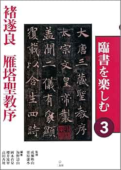 臨書を楽しむ 3 褚遂良 雁塔聖教序 (3) | 成瀬映山, 栗原蘆水, 海野濤