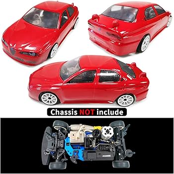 Amazon | SANTAIZI 1/10 スケール Alfa 156 RC ボディ シェル の交換用