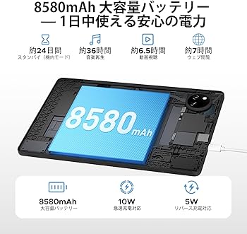 Amazon.co.jp: 【Android15 タブレット 初登場】DOOGEE A9pro+セット版