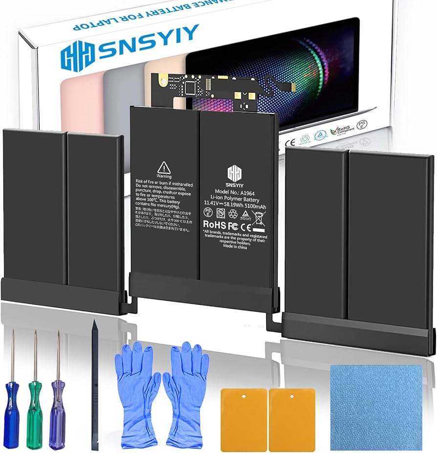 Amazon.com: SNSYIY Battery A1964 for MacBook Pro 13 Inch A1989