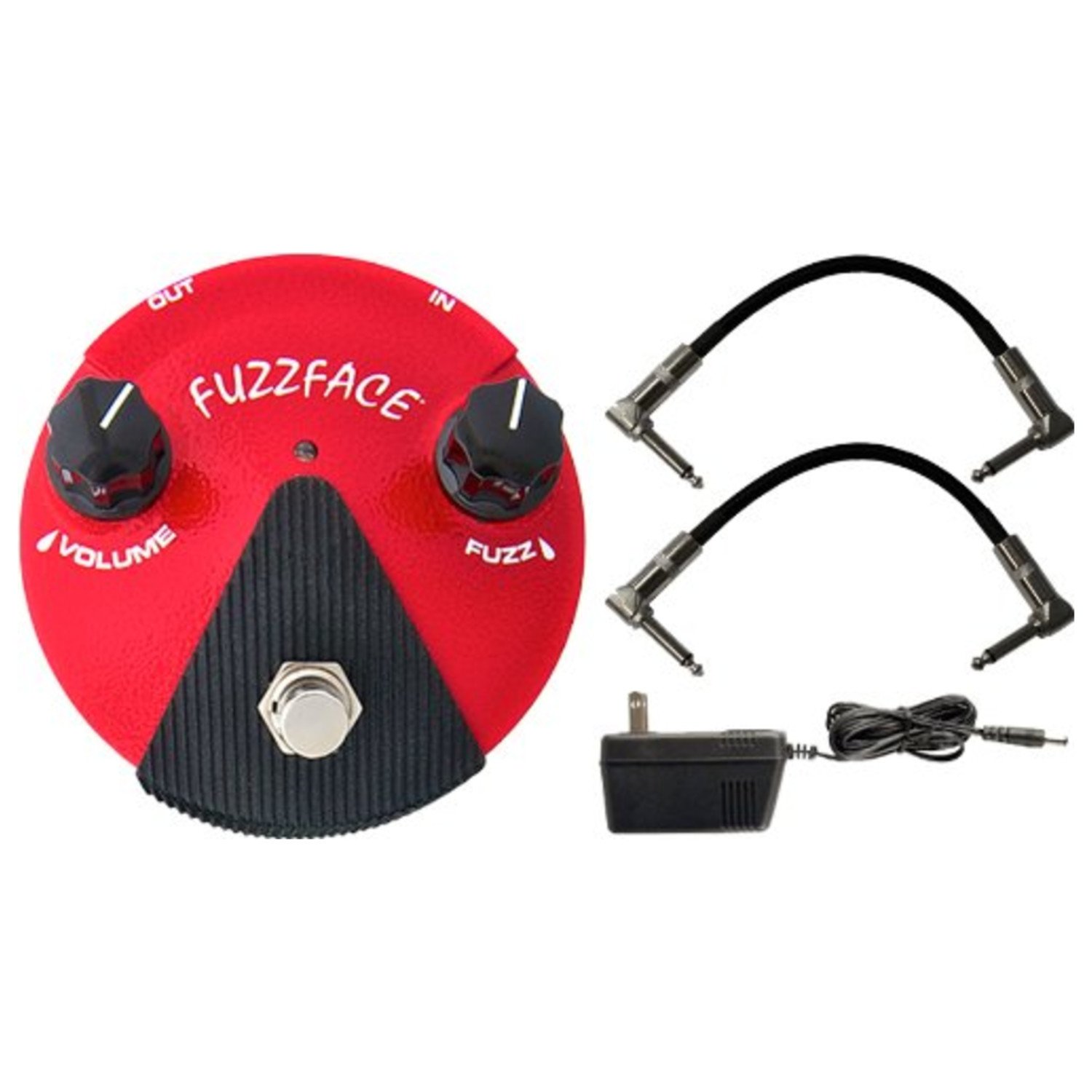Amazon.com: Dunlop FFM2 Red GERMANIUM FUZZ FACE MINI Pedal w/ 9V