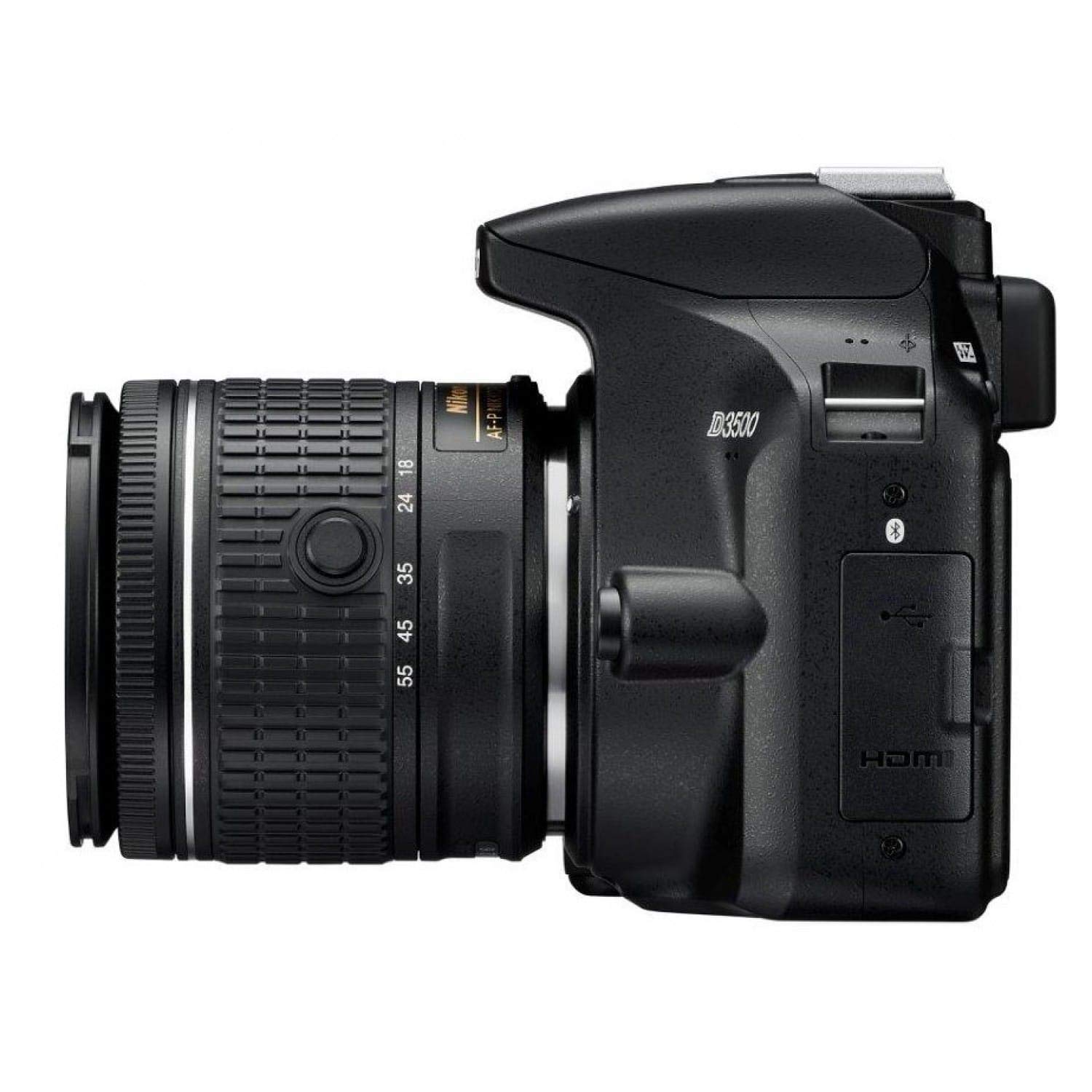 Amazon.com : Nikon VBA550K001 D3500 + AF-P DX 18–55 VR Kit - Black