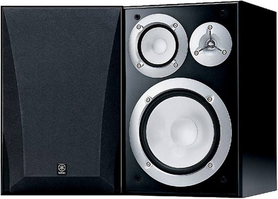 Amazon | Yamaha NS-6490 3-Way Bookshelf スピーカー, Black Finish