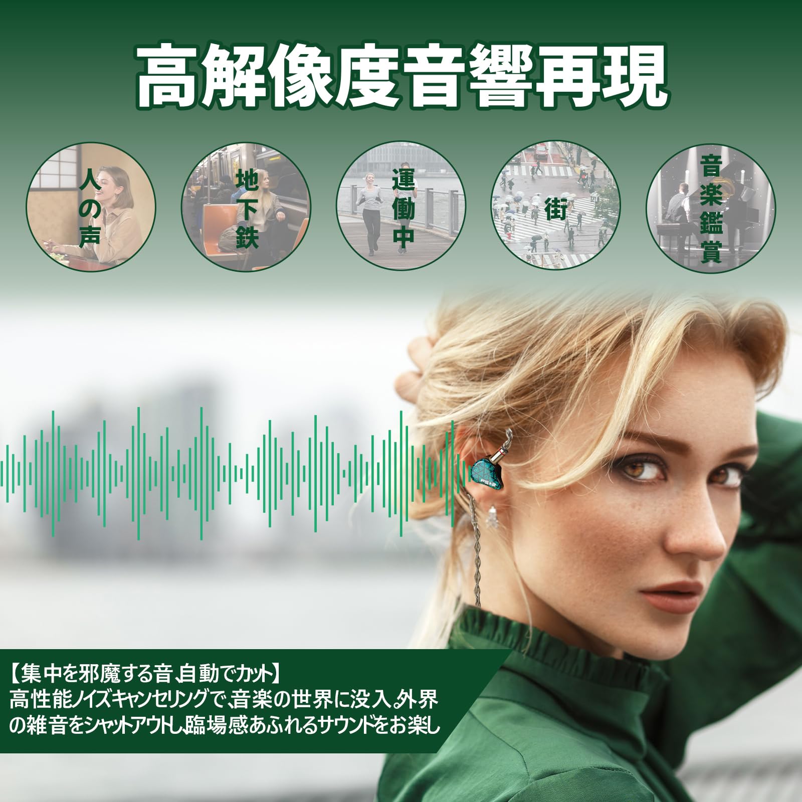 Amazon.co.jp: HiFiGo イヤモニ 有線イヤホン AFUL Performer 5+2