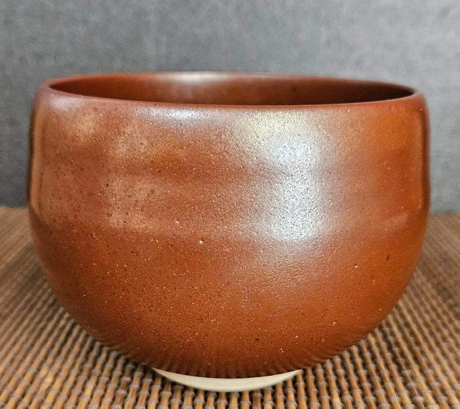 Amazon | 松風山焼 和同窯 藤本尚己(尚山) 鉄釉 茶碗 共箱 共布 陶歴書