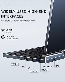 Amazon.com: KOOFORWAY Mini Laptop 8 inch HD Touchscreen Portable