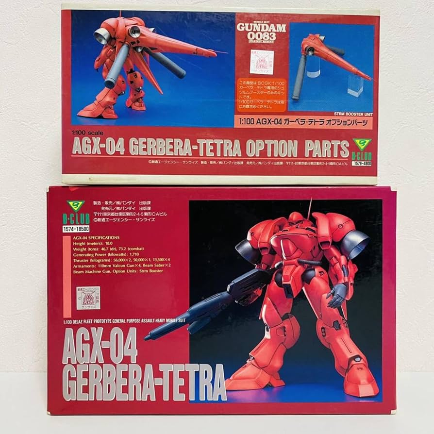 Amazon.co.jp: B-CLUB 1/100スケール AGX-04 ガーベラ テトラ