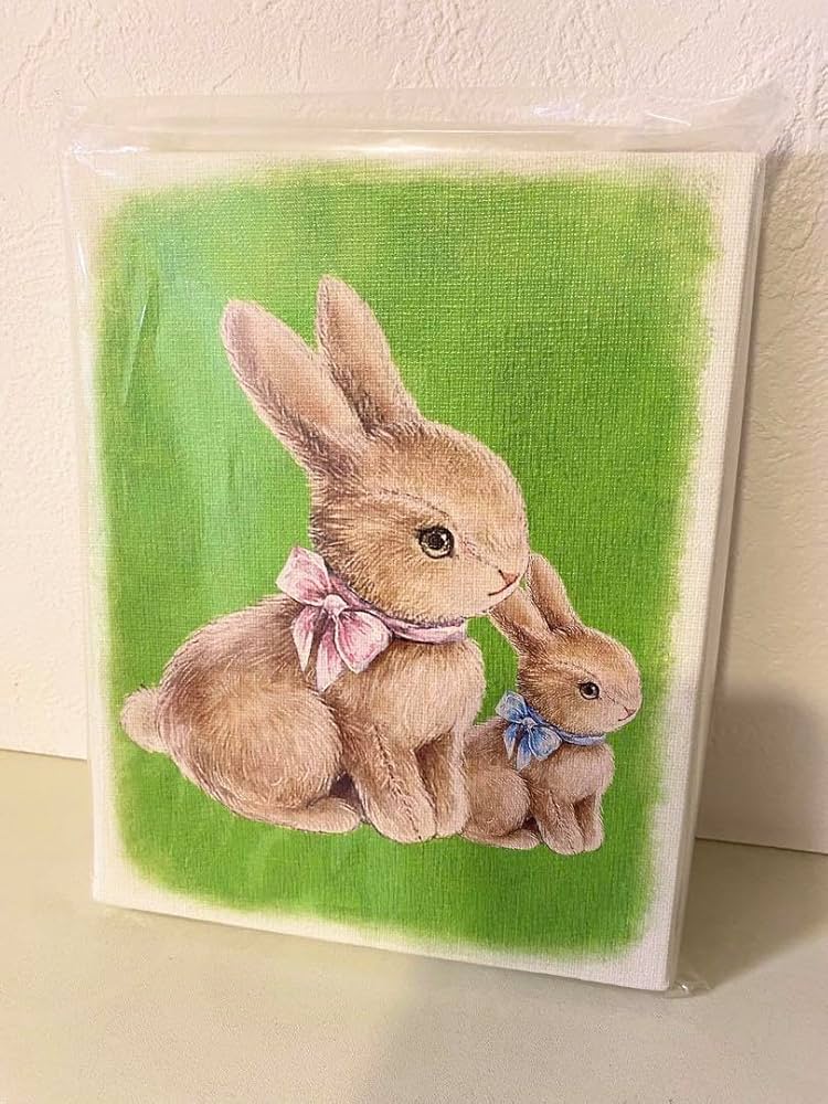 Amazon.co.jp: フランシュリッペ うさぎ キャンバス アート 絵