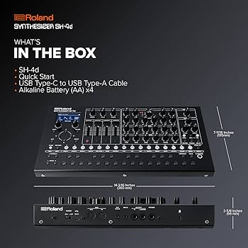 Amazon.co.jp: Roland ローランド/SH-4d デスクトップ・シンセサイザー