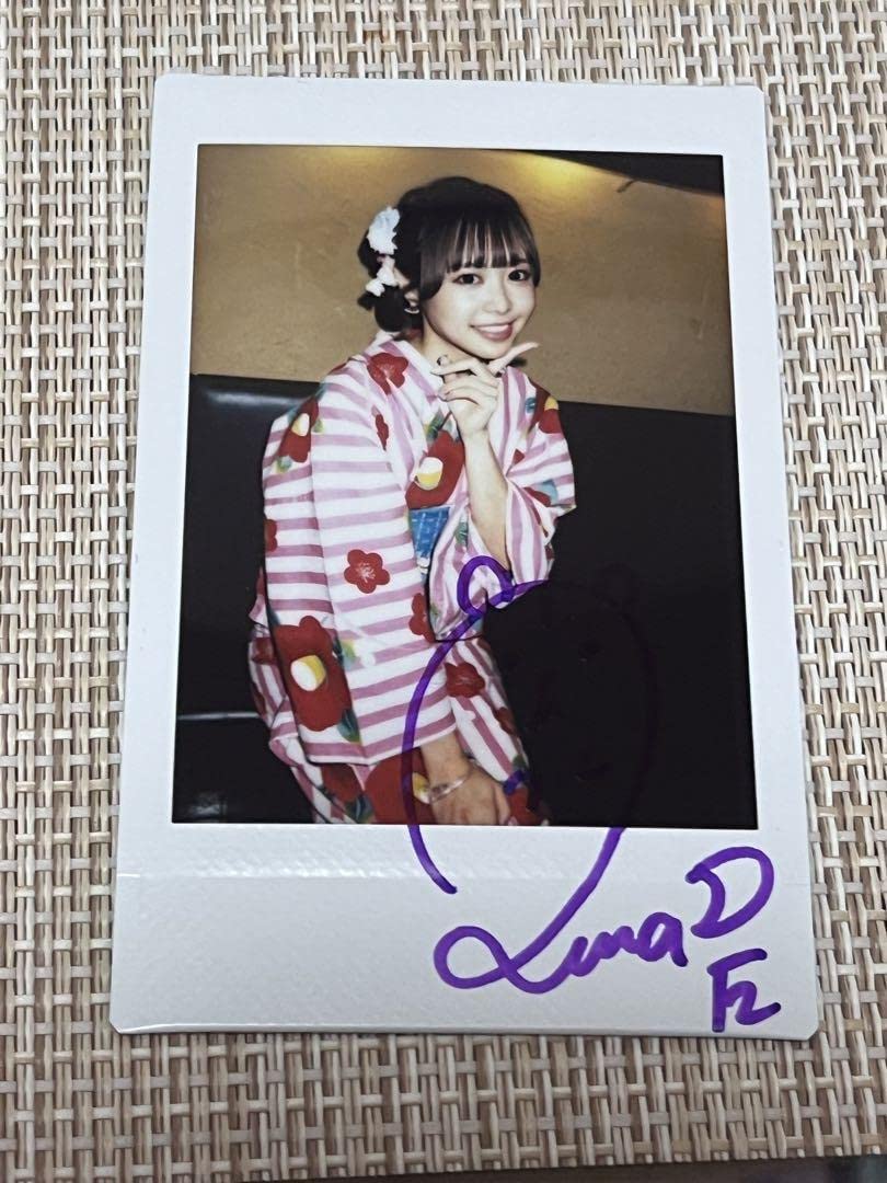 FRUITS ZIPPER 仲川瑠夏 サイン入りチェキ 【公式通販】