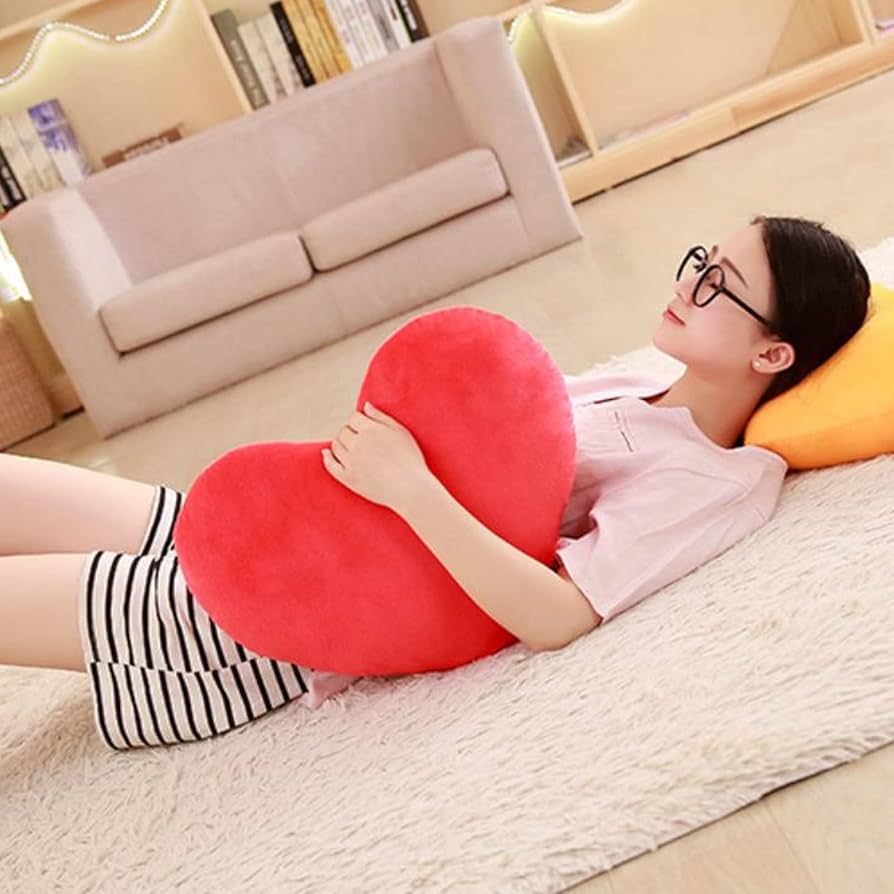 Amazon.co.jp: (APOSITV)ハート クッション やわらか モコモコ