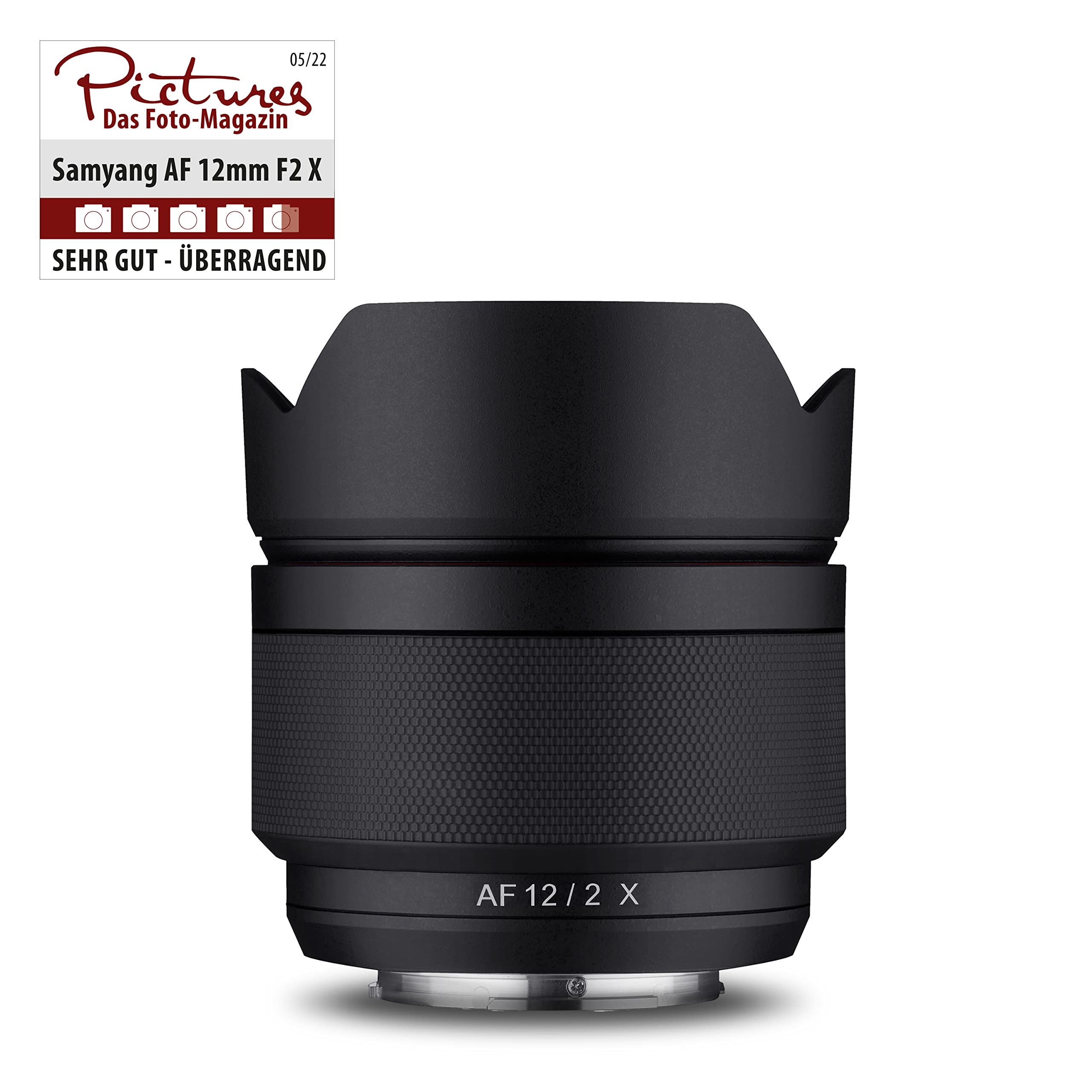 Amazon.com : Samyang AF 12mm F2.0 Autofocus Lens for Fuji X