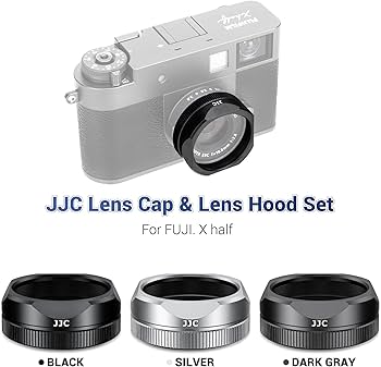 Amazon.com : Metal Square X Half Lens Hood Sun Shade with Lens Cap