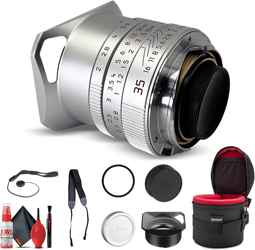 Amazon.com : Leica Summicron-M 35mm f/2 ASPH. Lens - Silver (11674