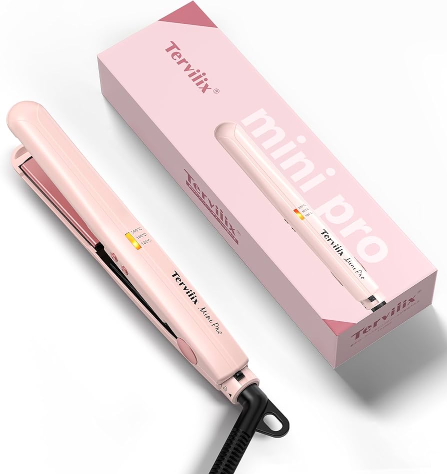 Amazon | Terviiix セラミック ヘアアイロンミニ 旅行用ストレート