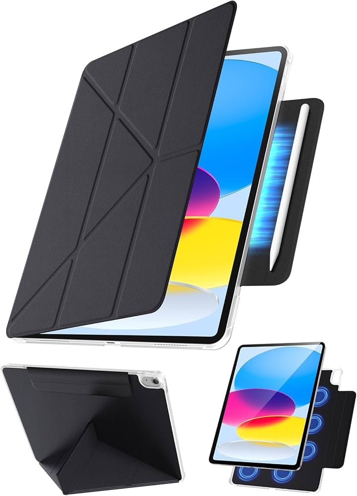 Amazon.co.jp: 【Y字折りスタンド・360°全面保護】Tekka iPad A16