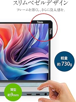 Amazon.co.jp: WINTEN モバイルモニター 15.6インチ 1920*1080 フルHD